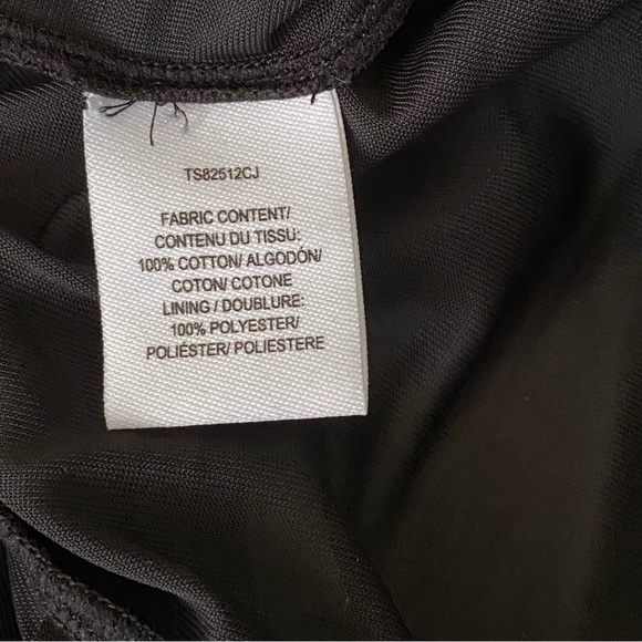 DEREK LAM IO CROSBY Black Sleeveless Cotton Dress with Lace Hem M - Picture 12 of 16